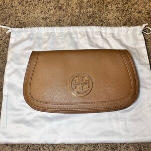 Tory Burch Tan Leather Clutch